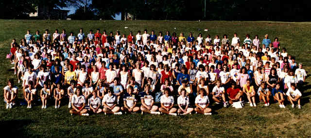 Lansing High School Days - Kayettes Camp Summer 1987 - 02