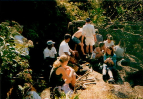 Group gathers for mounting plaque