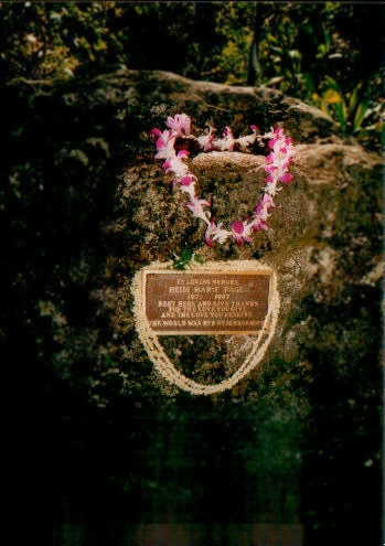 Heidi Marie Page Memorial - Closer View