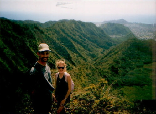 Jim and Nadege - Ridge Ka'au Crater